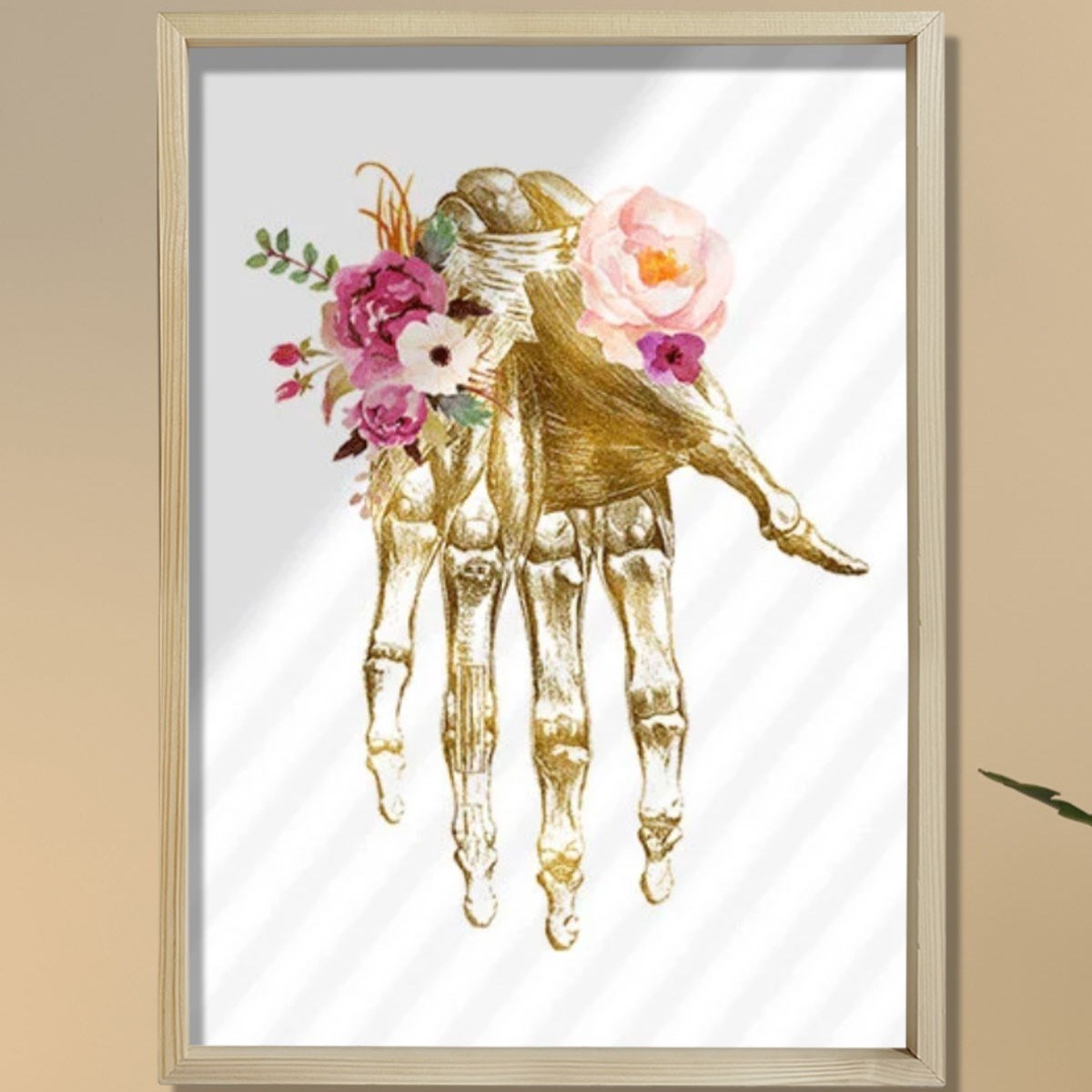 İnsan Eli, Anatomi Posteri, Ortopedik Ofis Duvar Sanatı, Fizyoterapist Ofis Dekoru