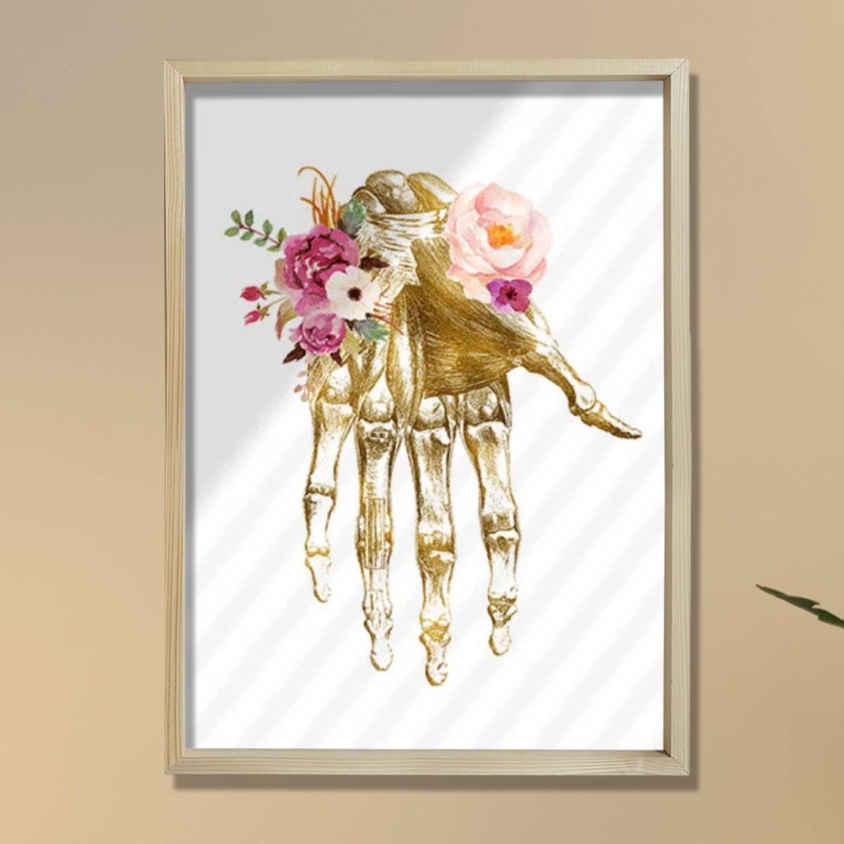 İnsan Eli, Anatomi Posteri, Ortopedik Ofis Duvar Sanatı, Fizyoterapist Ofis Dekoru