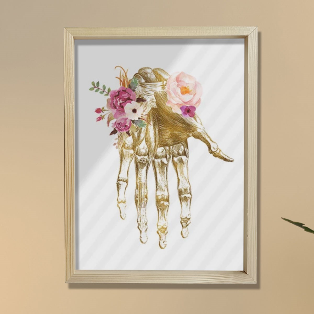 İnsan Eli, Anatomi Posteri, Ortopedik Ofis Duvar Sanatı, Fizyoterapist Ofis Dekoru