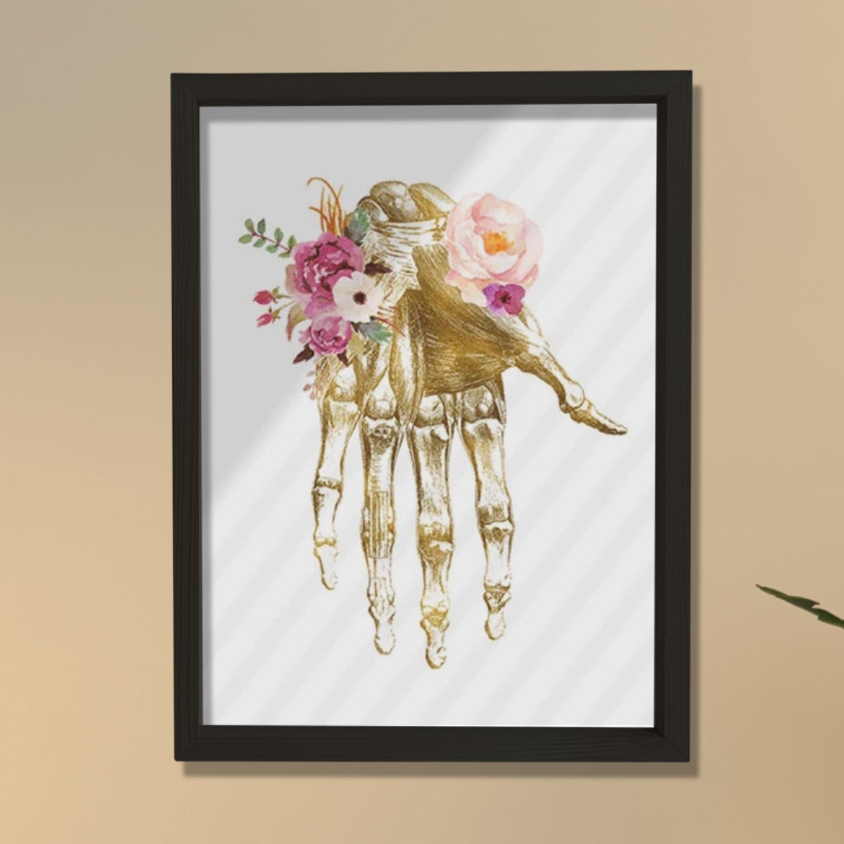 İnsan Eli, Anatomi Posteri, Ortopedik Ofis Duvar Sanatı, Fizyoterapist Ofis Dekoru