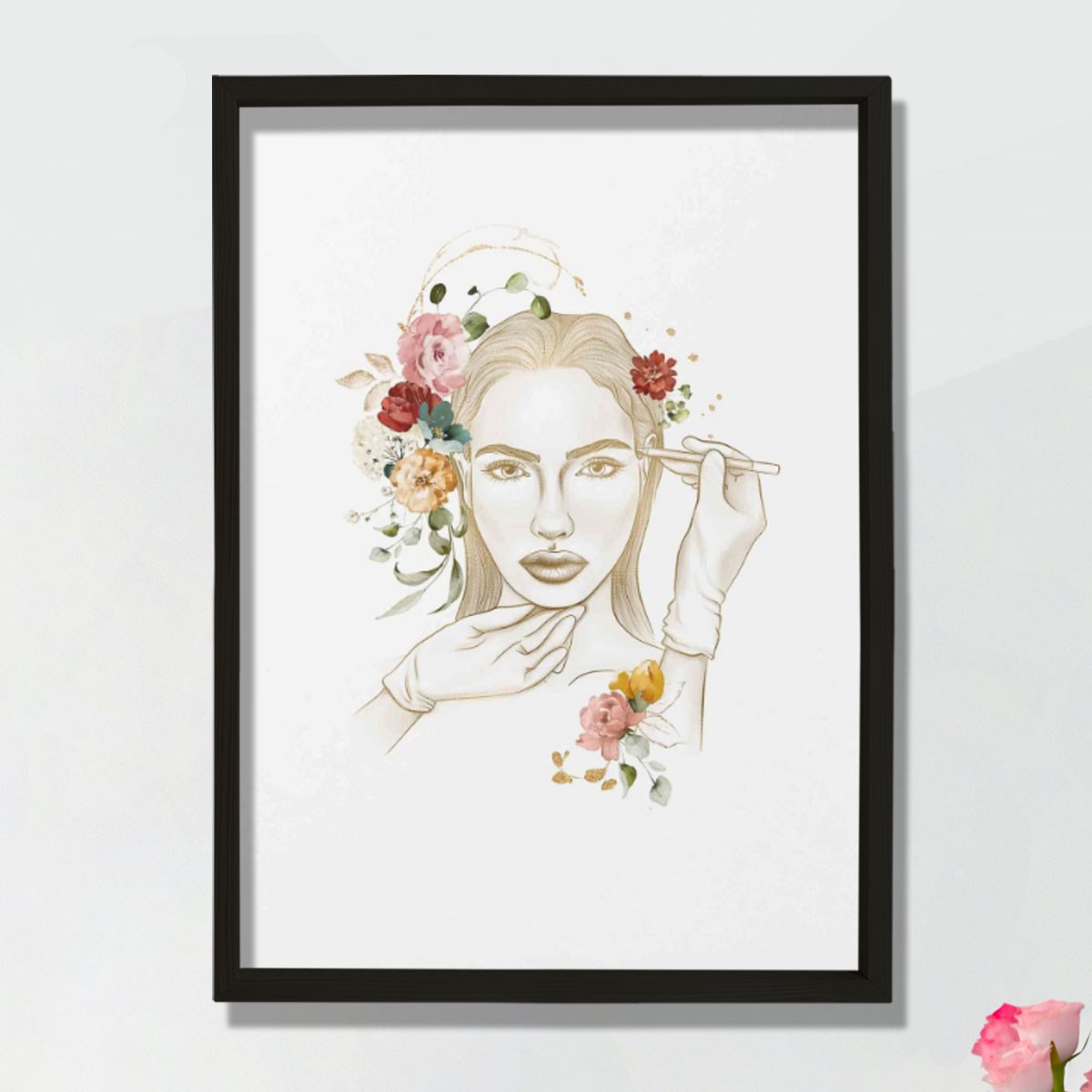 Kaş Bakımları, Microblading, Estetik Sanat, Plastik ve Estetik Cerrahı, Doktor Odası Duvar Tablosu