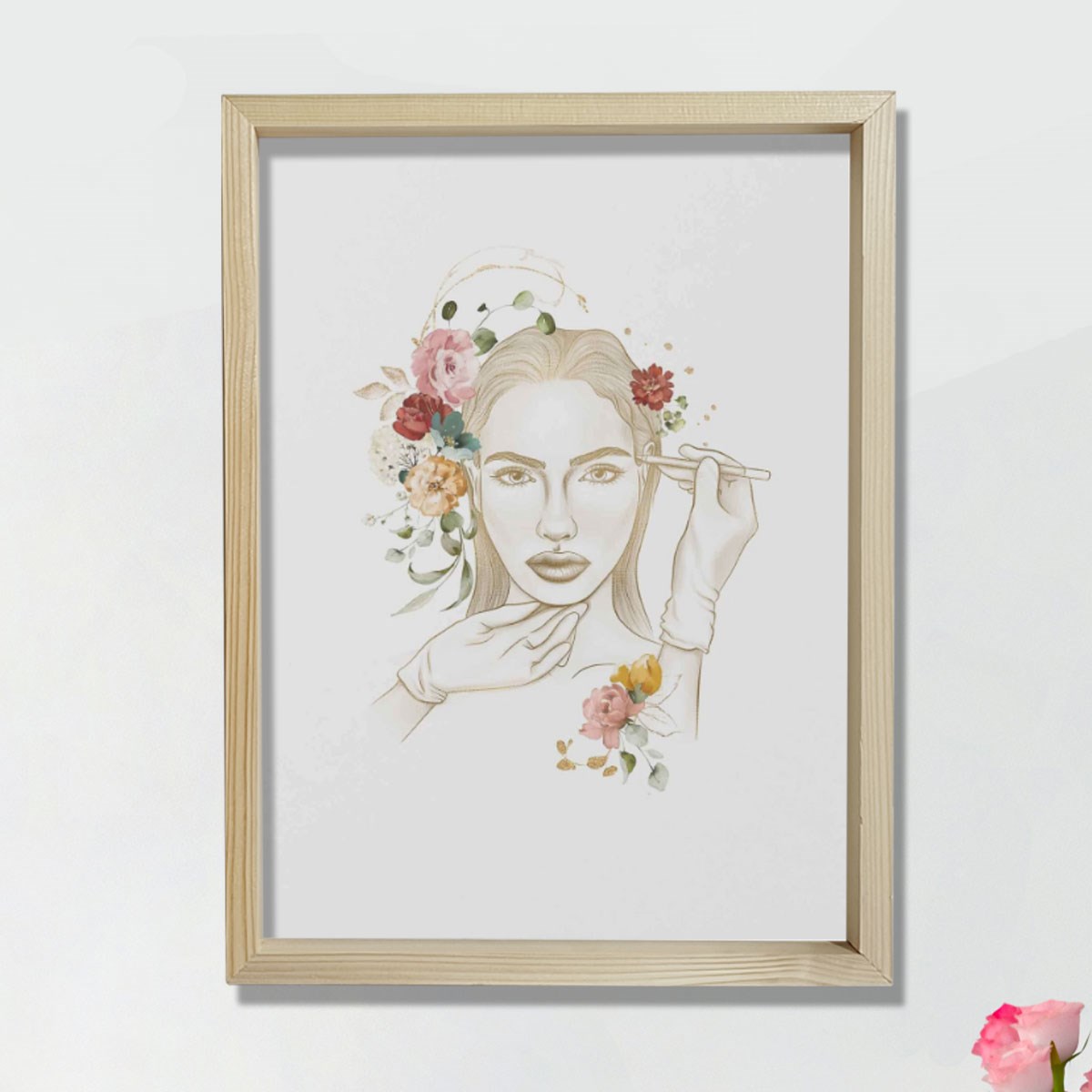 Kaş Bakımları, Microblading, Estetik Sanat, Plastik ve Estetik Cerrahı, Doktor Odası Duvar Tablosu