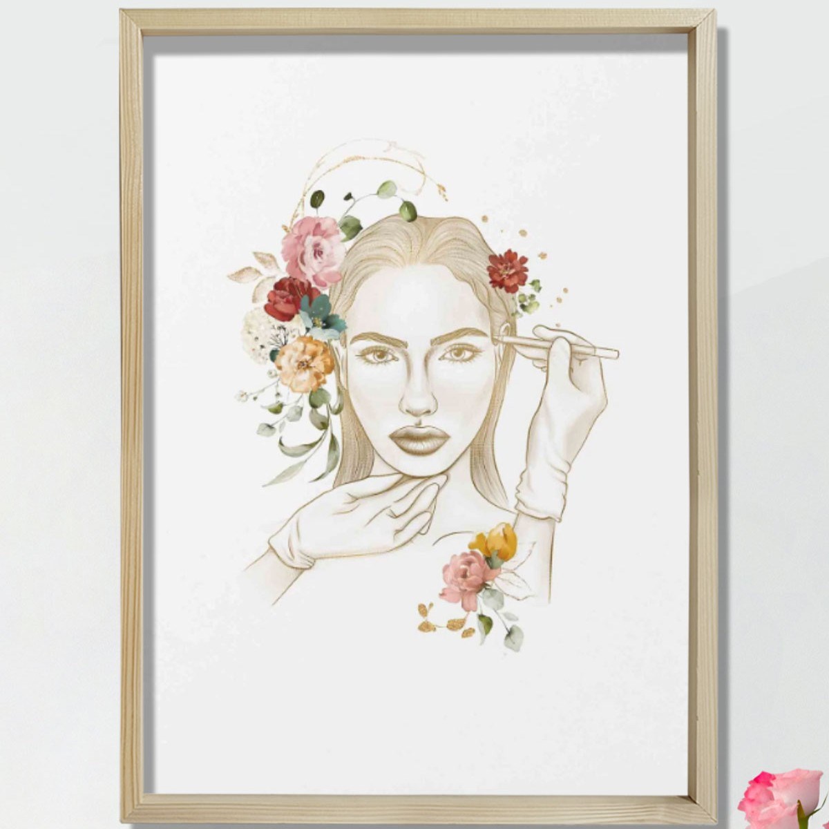 Kaş Bakımları, Microblading, Estetik Sanat, Plastik ve Estetik Cerrahı, Doktor Odası Duvar Tablosu