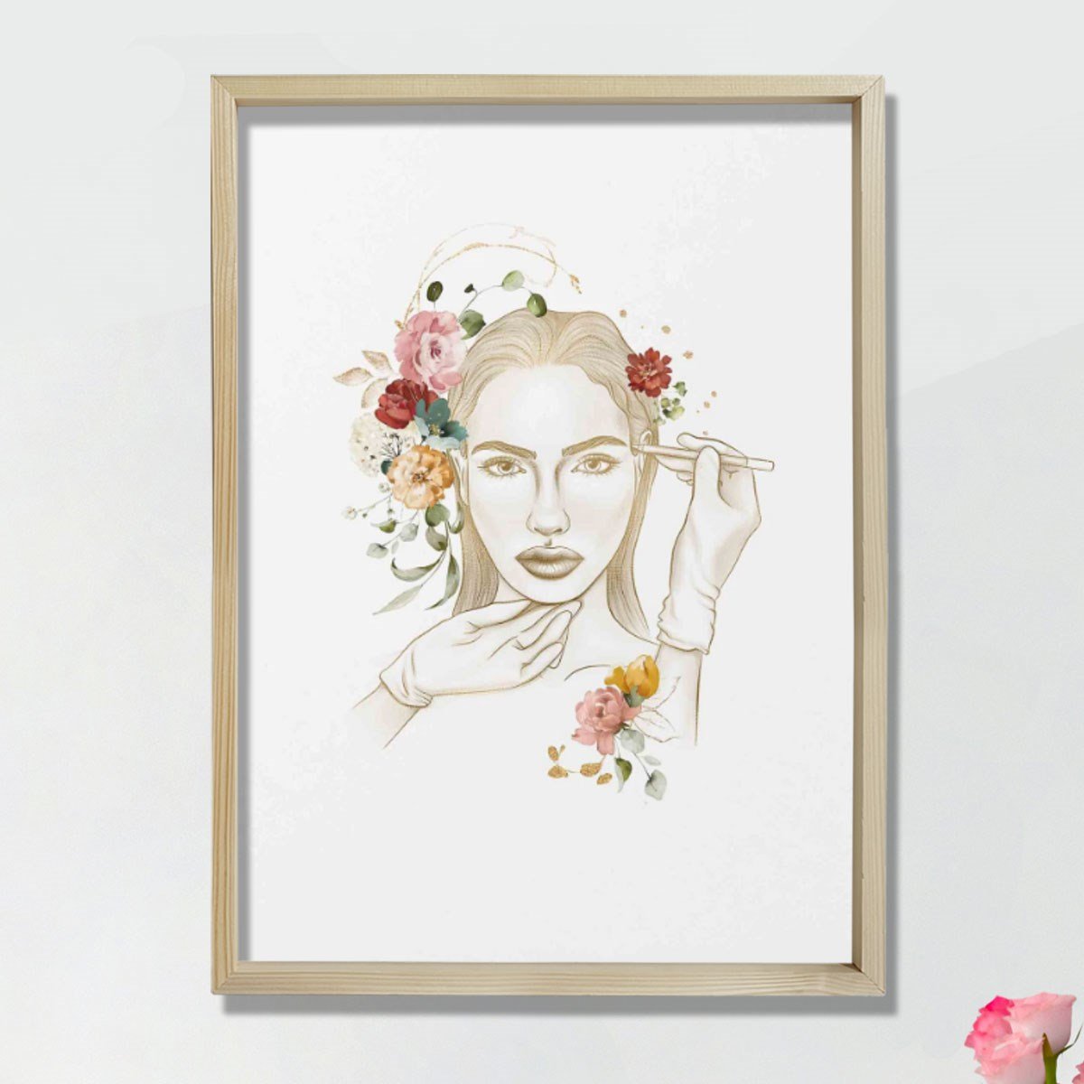 Kaş Bakımları, Microblading, Estetik Sanat, Plastik ve Estetik Cerrahı, Doktor Odası Duvar Tablosu