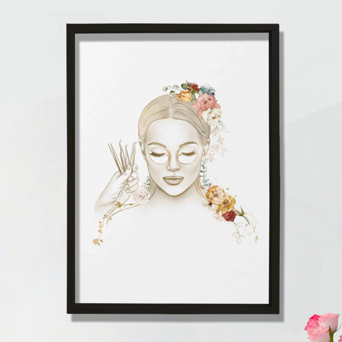 Kirpik Sanatı, Estetisyen Sanatı, Plastik ve Estetik Cerrahı, Doktor Odası Duvar Tablosu