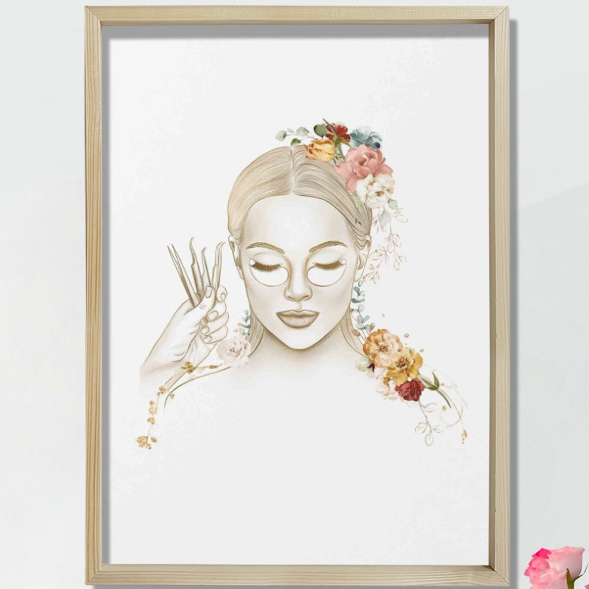 Kirpik Sanatı, Estetisyen Sanatı, Plastik ve Estetik Cerrahı, Doktor Odası Duvar Tablosu