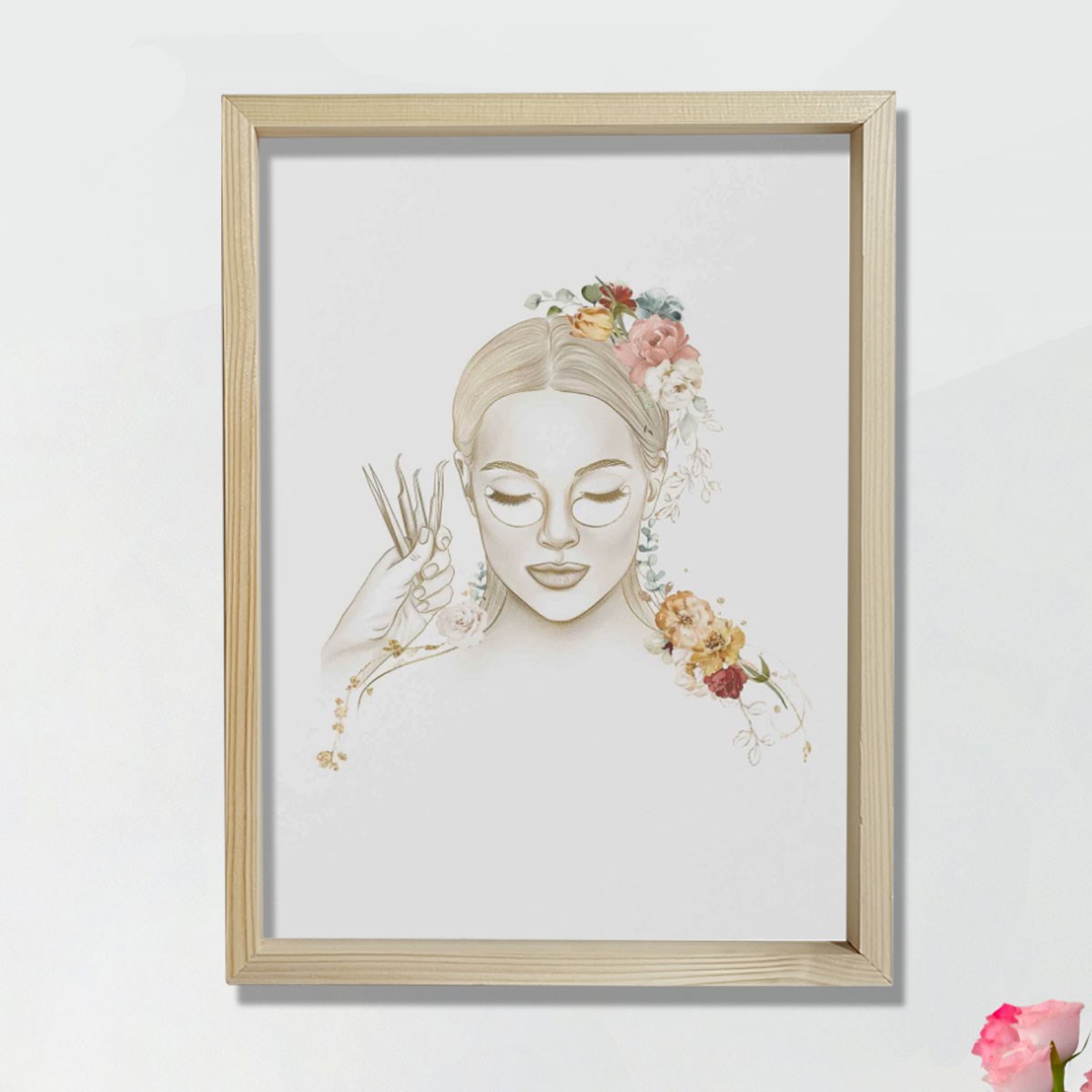 Kirpik Sanatı, Estetisyen Sanatı, Plastik ve Estetik Cerrahı, Doktor Odası Duvar Tablosu