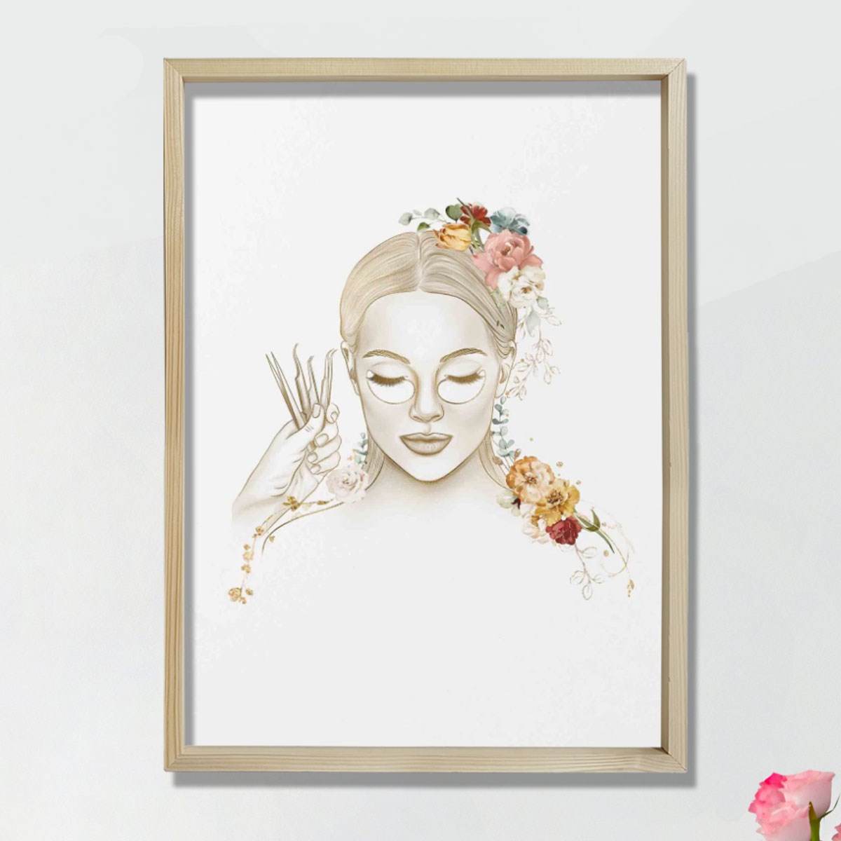 Kirpik Sanatı, Estetisyen Sanatı, Plastik ve Estetik Cerrahı, Doktor Odası Duvar Tablosu