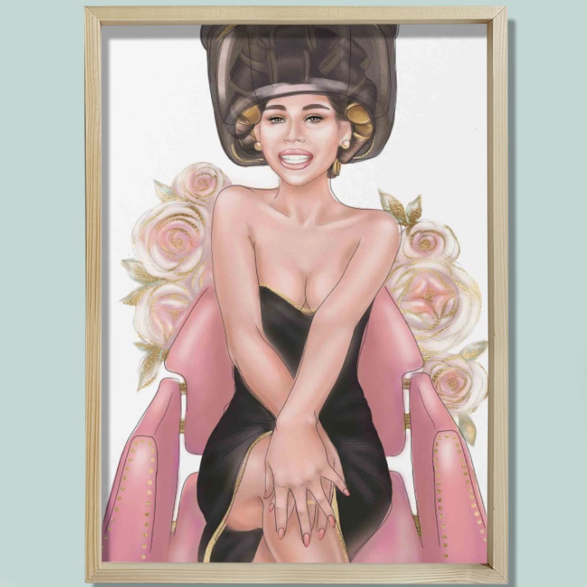 Kuaför, Saç Bakımı, Güzellik Salonu Baskısı, Plastik ve Estetik Cerrahı, Doktor Odası Duvar Tablosu