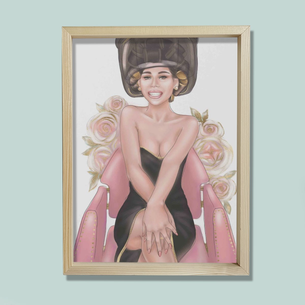 Kuaför, Saç Bakımı, Güzellik Salonu Baskısı, Plastik ve Estetik Cerrahı, Doktor Odası Duvar Tablosu