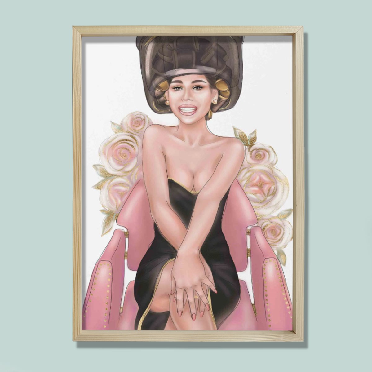 Kuaför, Saç Bakımı, Güzellik Salonu Baskısı, Plastik ve Estetik Cerrahı, Doktor Odası Duvar Tablosu