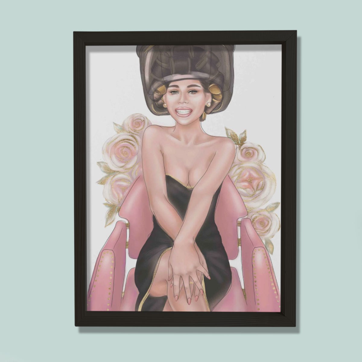 Kuaför, Saç Bakımı, Güzellik Salonu Baskısı, Plastik ve Estetik Cerrahı, Doktor Odası Duvar Tablosu