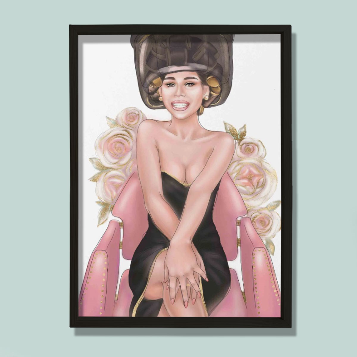 Kuaför, Saç Bakımı, Güzellik Salonu Baskısı, Plastik ve Estetik Cerrahı, Doktor Odası Duvar Tablosu