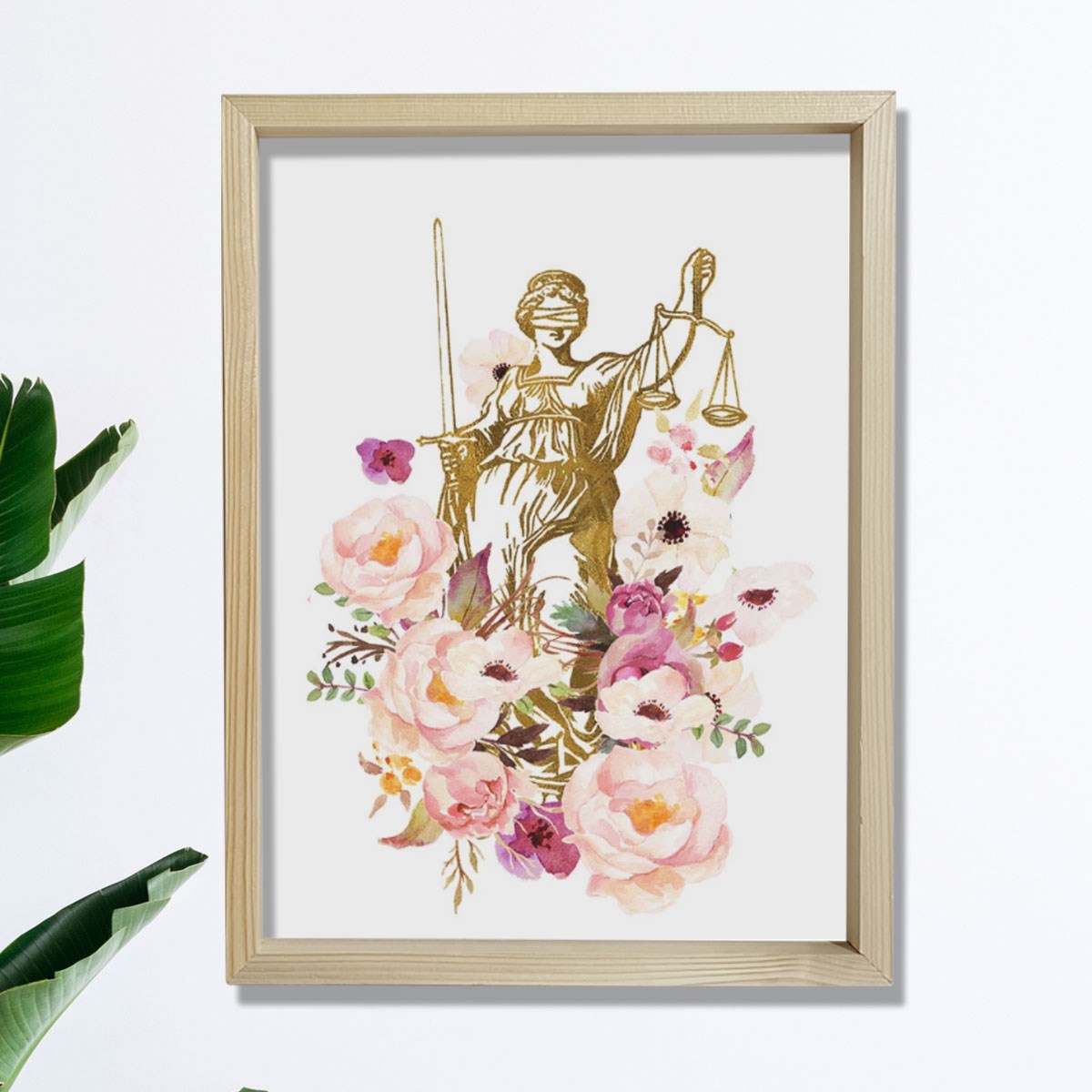 Lady Justice Baskı, Avukat Hediyesi, Avukat Büro Dekoru