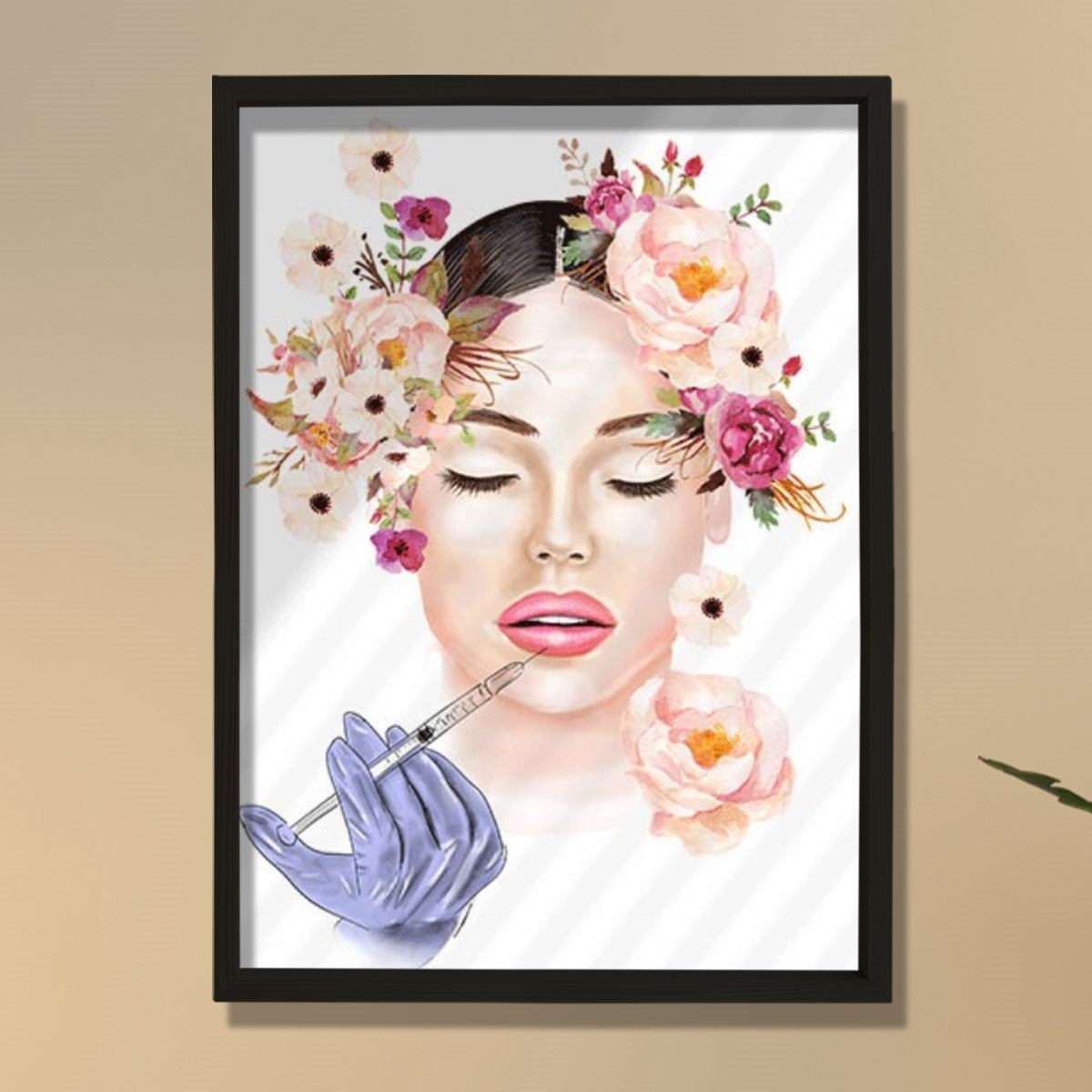 Lip Botox Posteri, Hyaluronik Asit, Estetik Merkez Dekoru