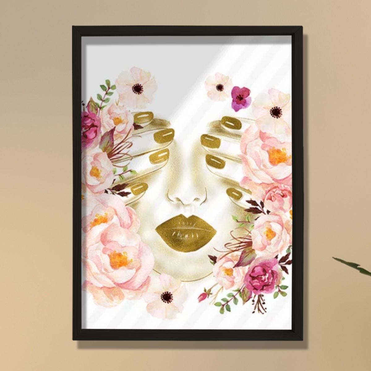 Makyaj Baskısı, Güzellik Duvar Sanatı, Güzellik Salonu Dekoru