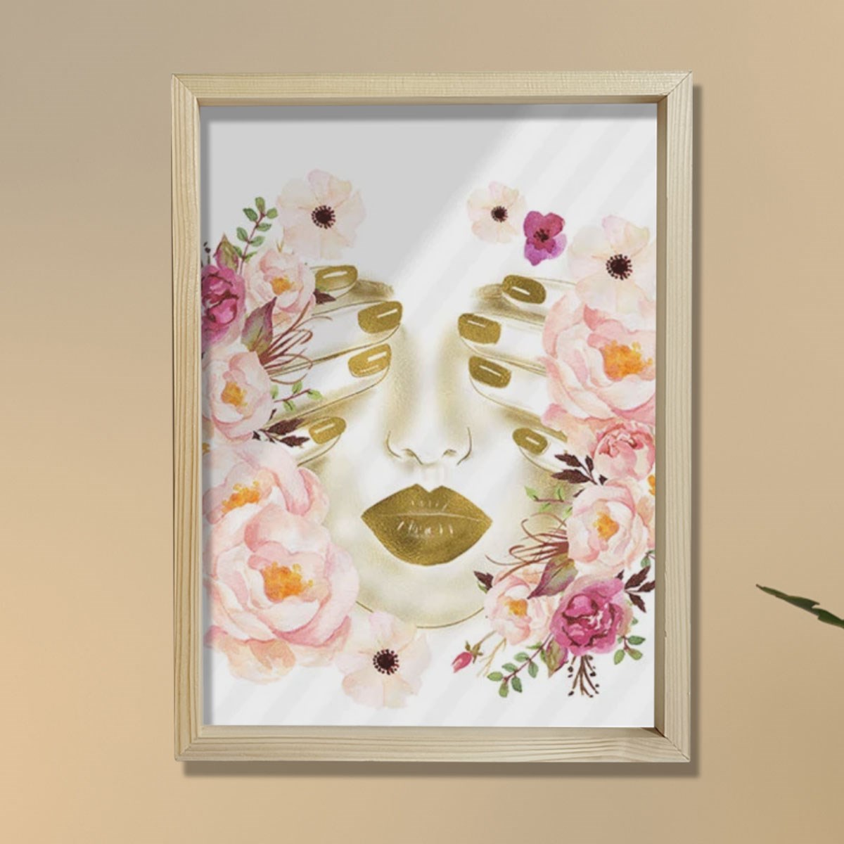 Makyaj Baskısı, Güzellik Duvar Sanatı, Güzellik Salonu Dekoru