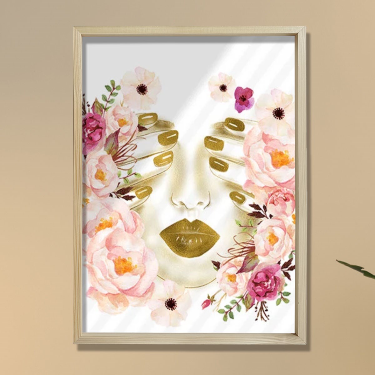 Makyaj Baskısı, Güzellik Duvar Sanatı, Güzellik Salonu Dekoru