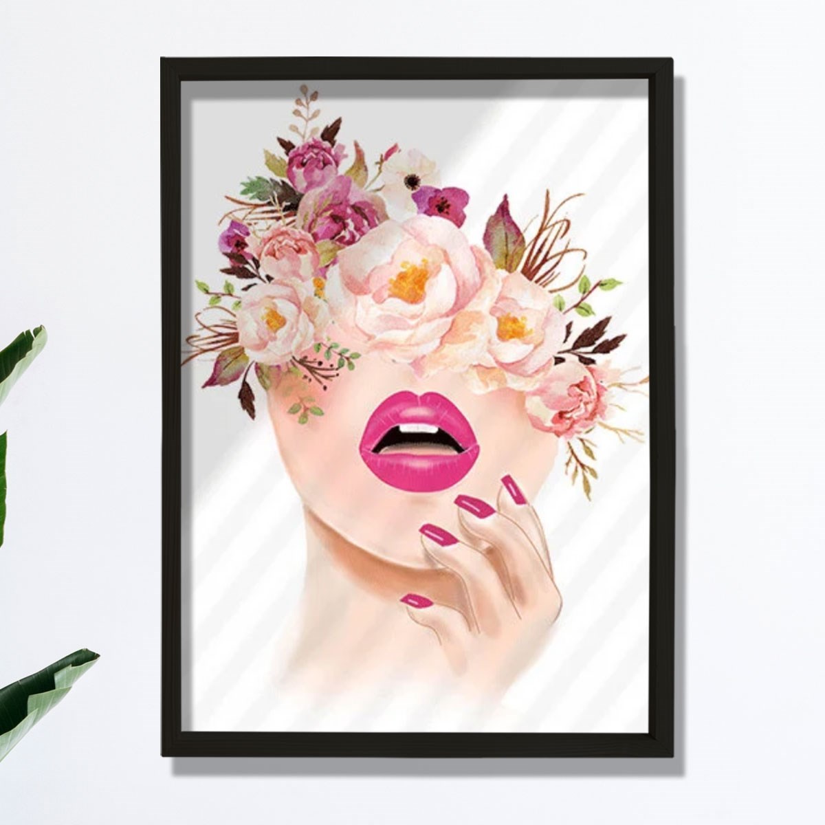 Manikür Posteri, Güzellik Salonu Dekoru