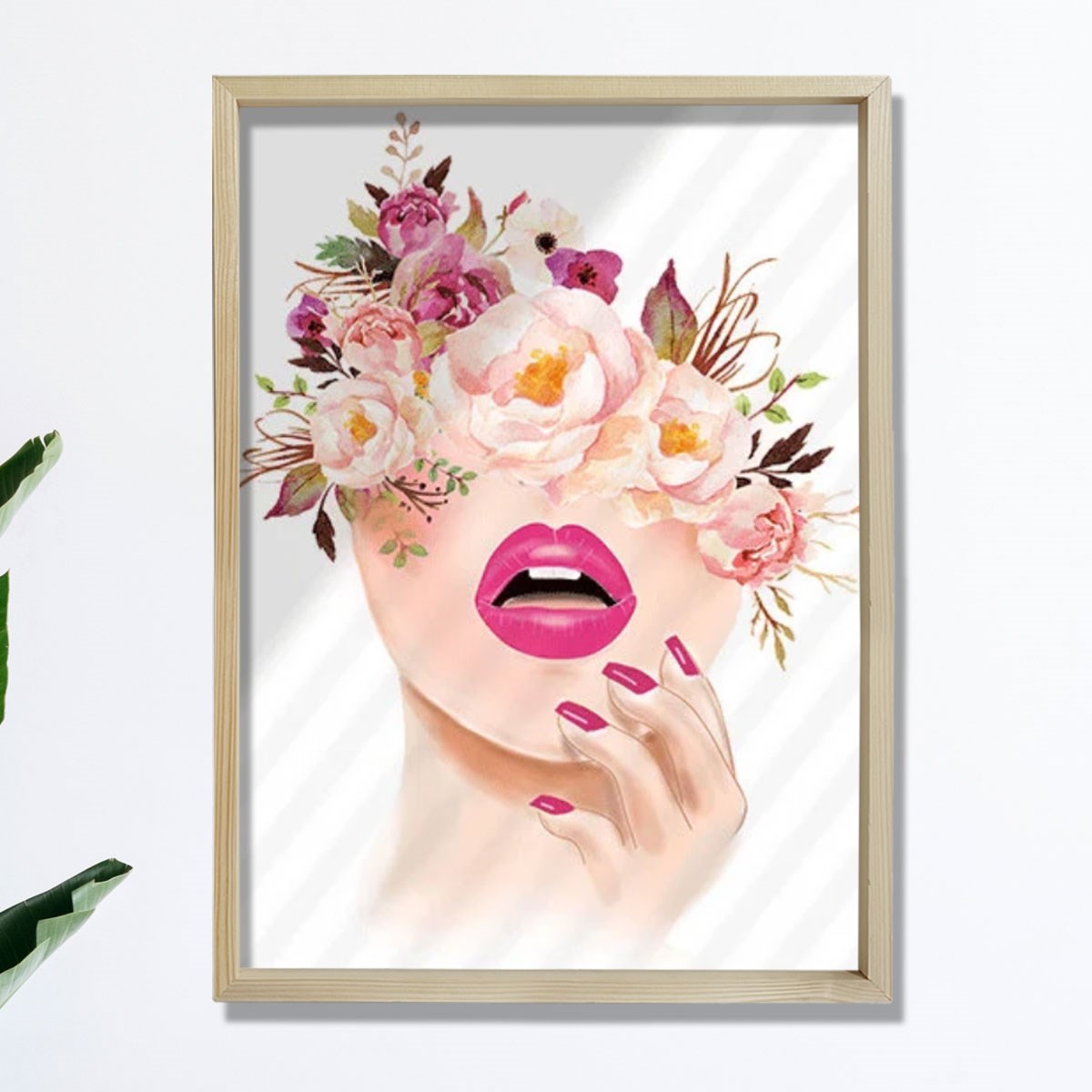 Manikür Posteri, Güzellik Salonu Dekoru