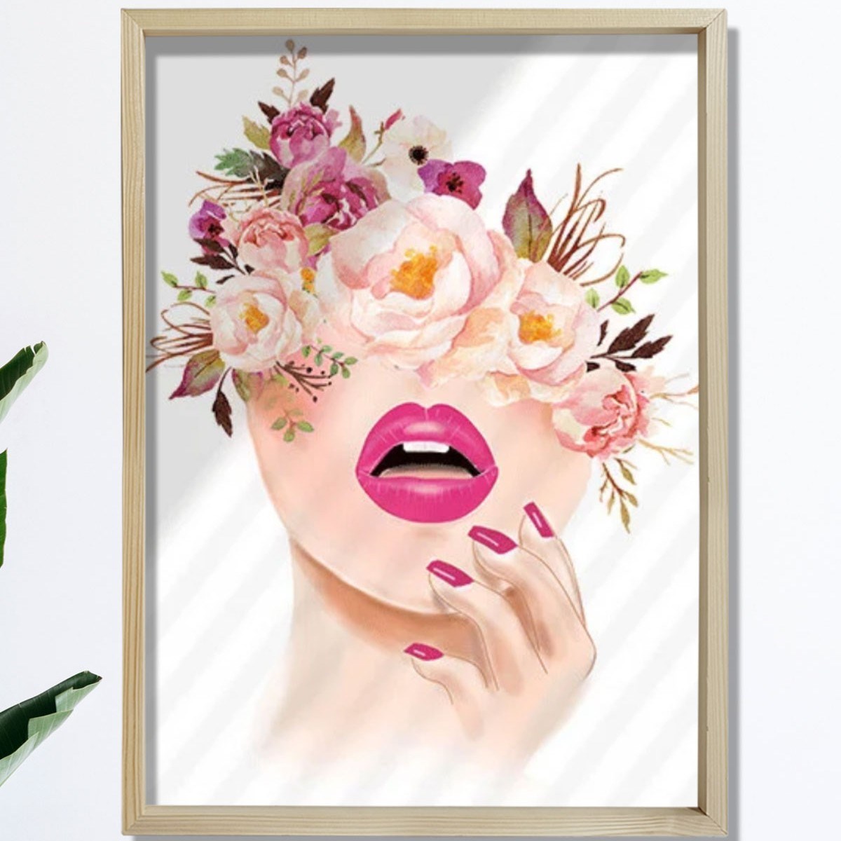 Manikür Posteri, Güzellik Salonu Dekoru