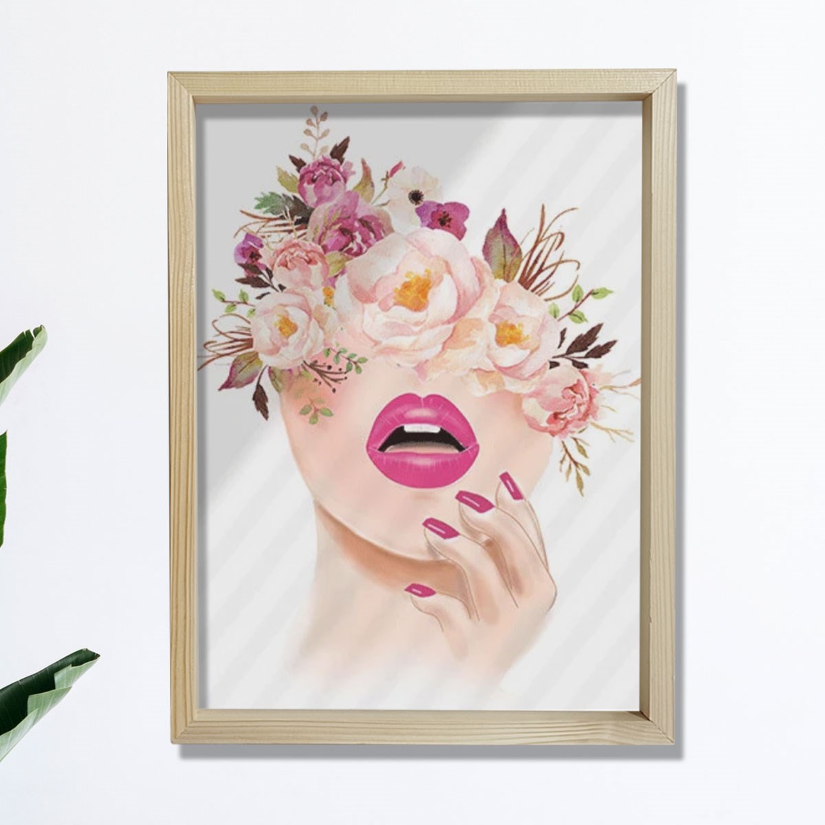 Manikür Posteri, Güzellik Salonu Dekoru