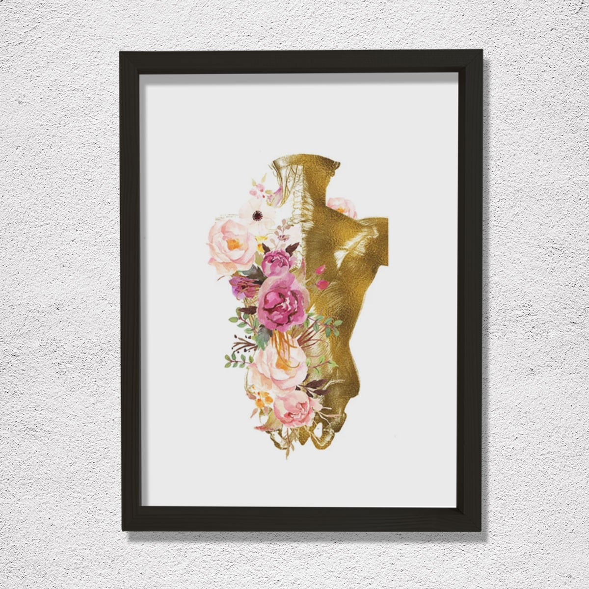 Masaj Terapisti Hediyesi, Sırt Kasları, Fizyoterapist Ofis Dekoru,