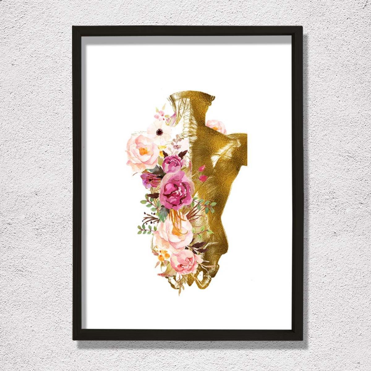 Masaj Terapisti Hediyesi, Sırt Kasları, Fizyoterapist Ofis Dekoru,