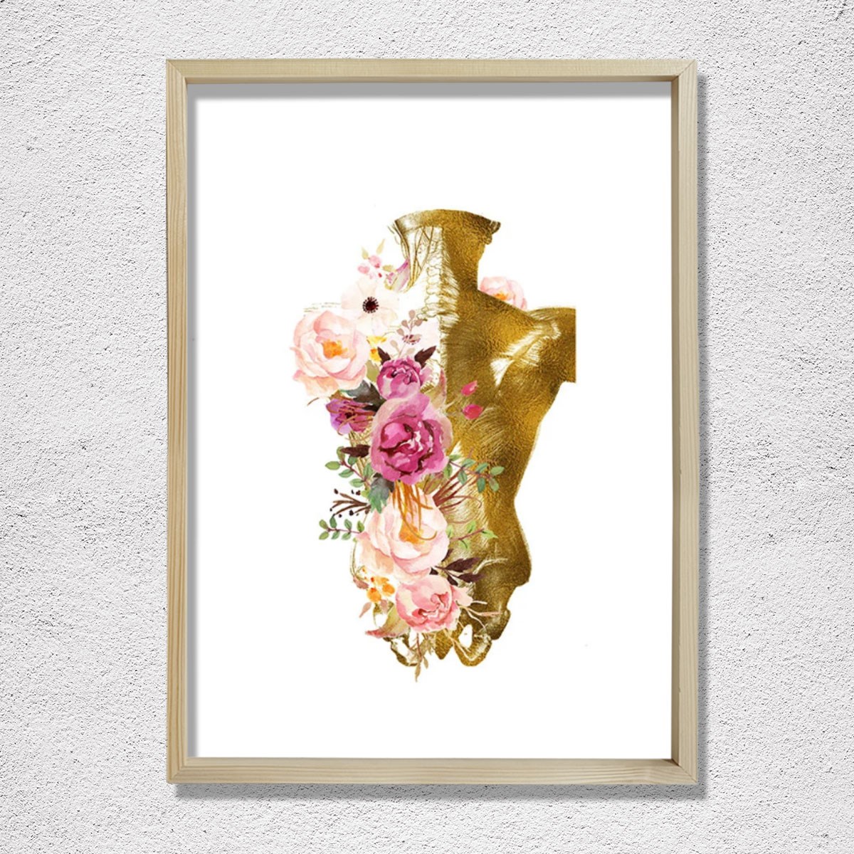 Masaj Terapisti Hediyesi, Sırt Kasları, Fizyoterapist Ofis Dekoru,