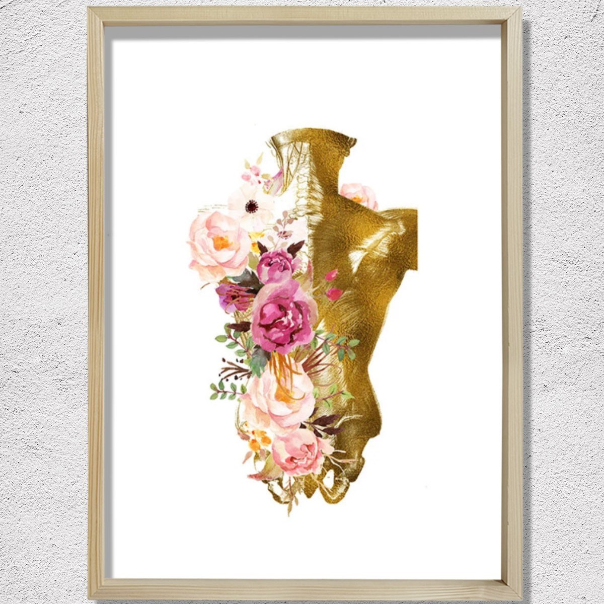 Masaj Terapisti Hediyesi, Sırt Kasları, Fizyoterapist Ofis Dekoru,