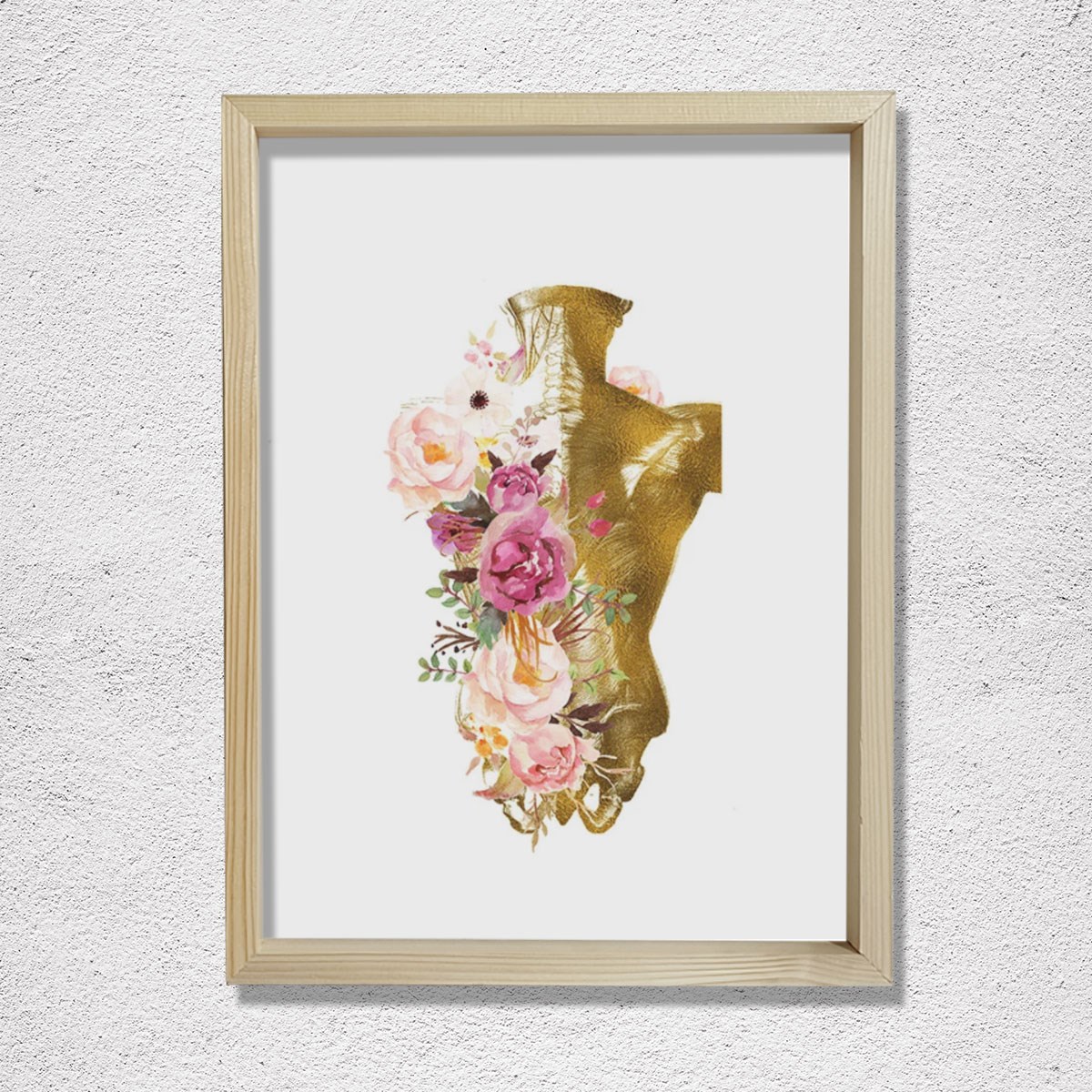 Masaj Terapisti Hediyesi, Sırt Kasları, Fizyoterapist Ofis Dekoru,