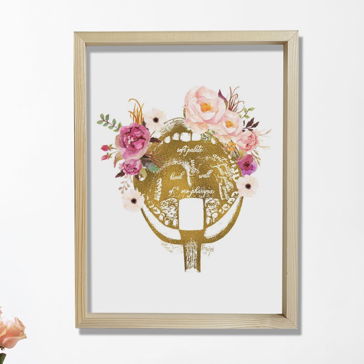 Orofarenks Anatomisi Sanatı, İnsan Anatomisi Baskısı, Doktor Ofisi Dekoru