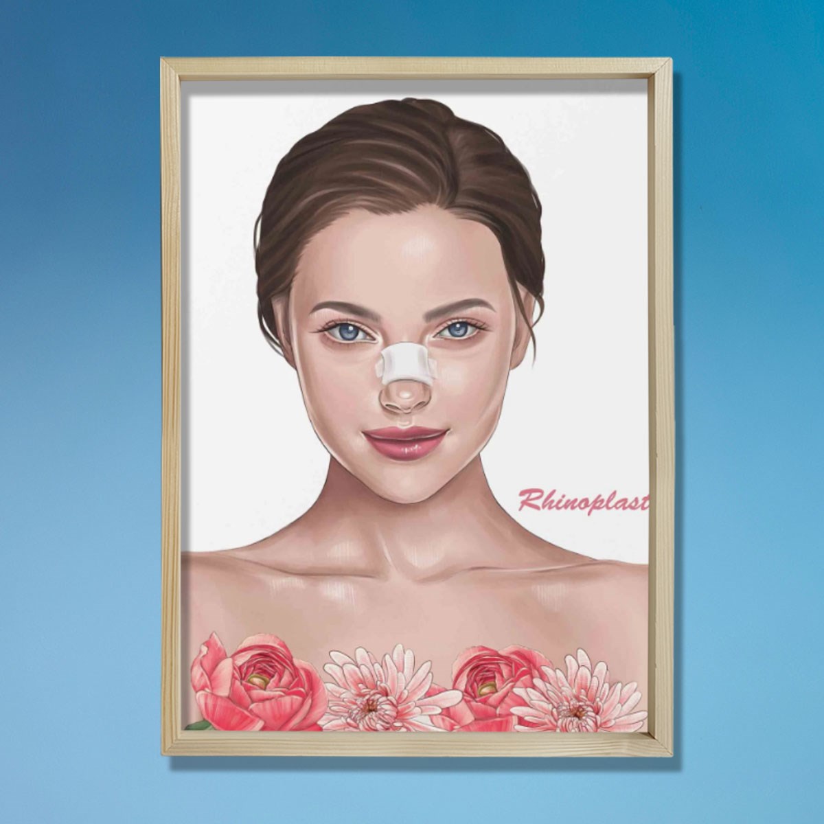 Rinoplasti, Rekonstrüktif Cerrahi, Plastik ve Estetik Cerrahı, Doktor Odası Duvar Tablosu