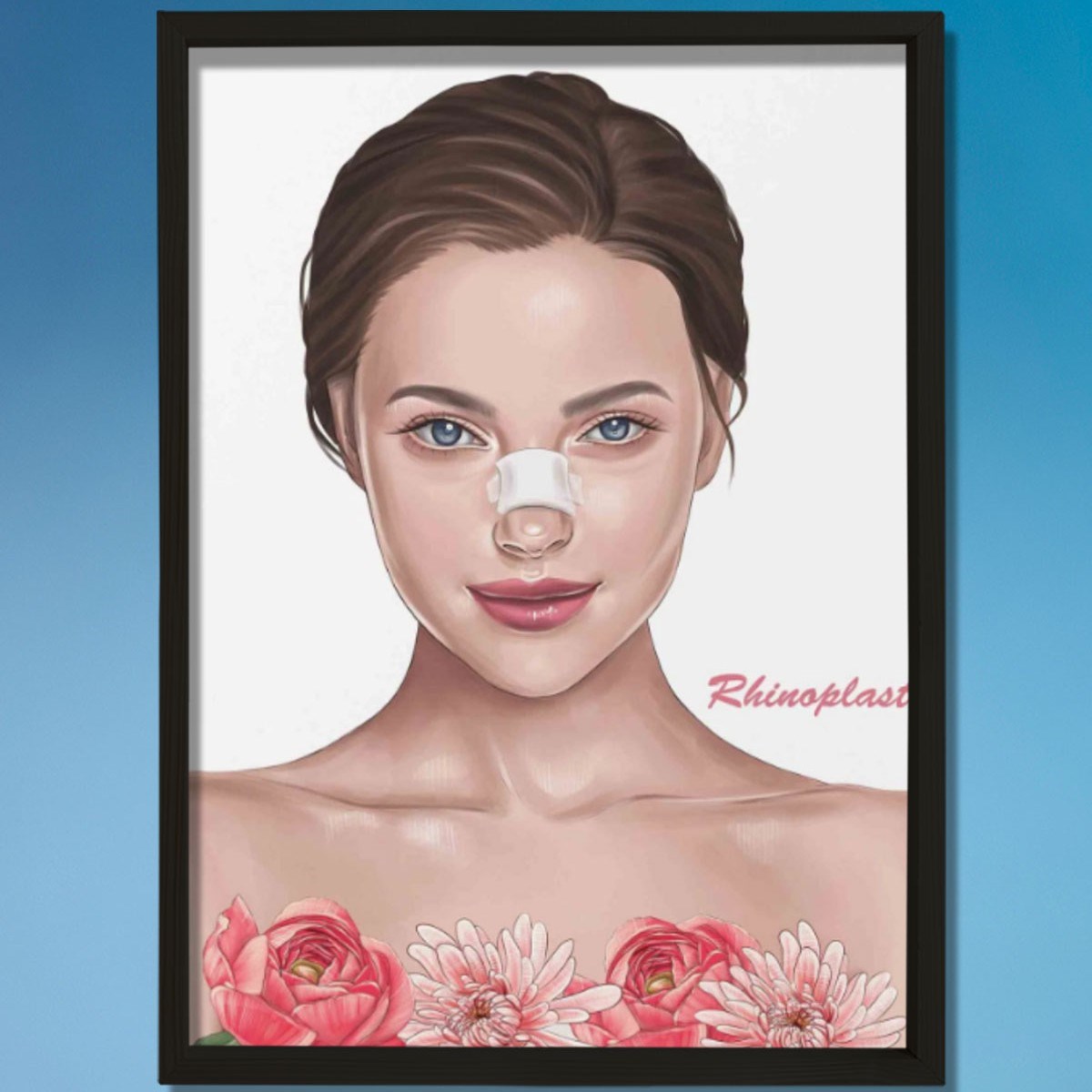 Rinoplasti, Rekonstrüktif Cerrahi, Plastik ve Estetik Cerrahı, Doktor Odası Duvar Tablosu