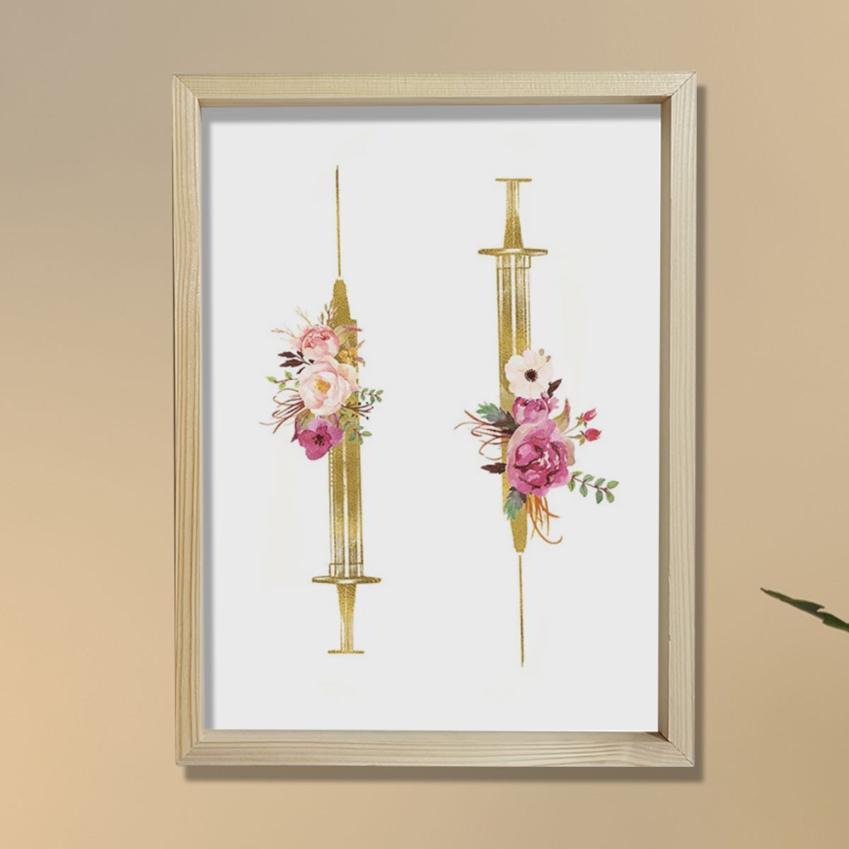 Şırınga Baskı, Tıbbi Sanat, Hemşire Enjektör Ofis Dekoru