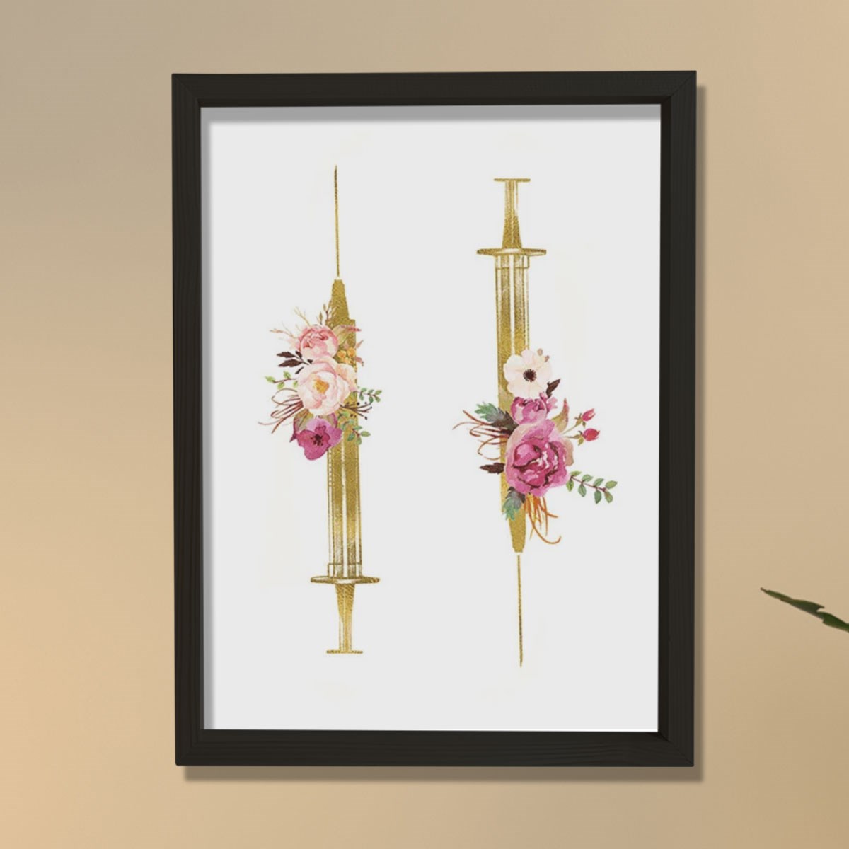 Şırınga Baskı, Tıbbi Sanat, Hemşire Enjektör Ofis Dekoru