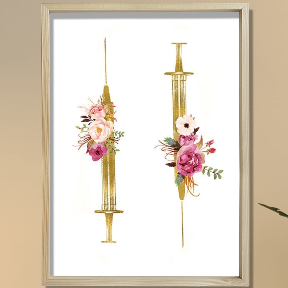 Şırınga Baskı, Tıbbi Sanat, Hemşire Enjektör Ofis Dekoru