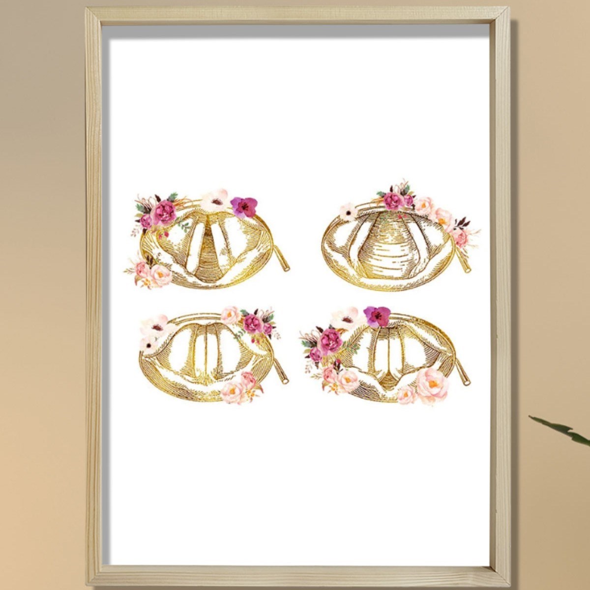 Vokal Kordlar, Anatomi Sanatı, Konuşma Terapisti Ofisi Duvar Dekoru