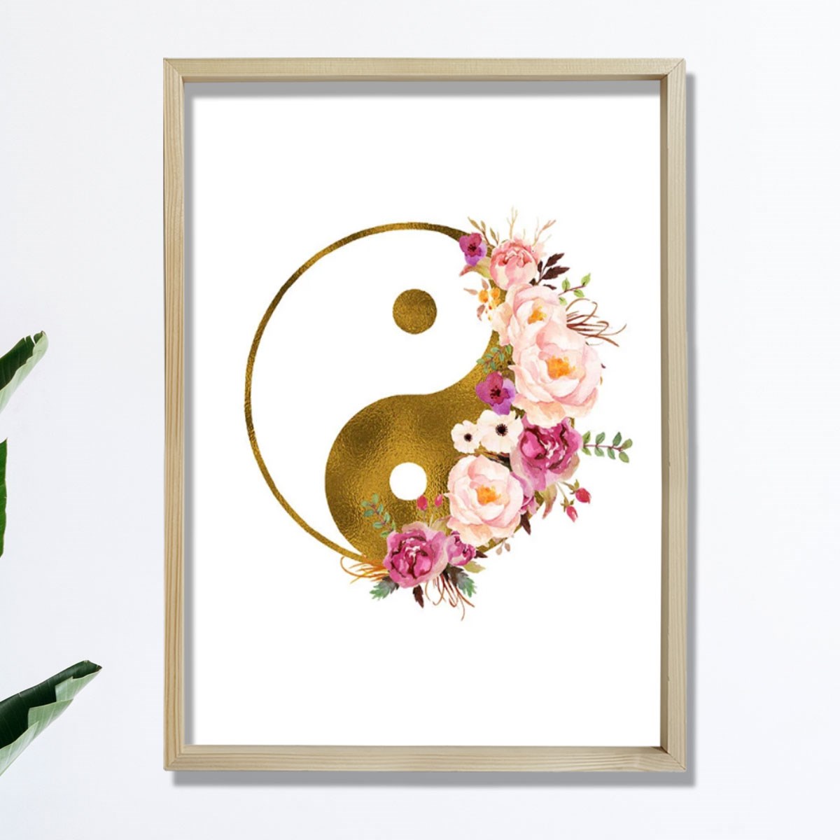 Yin Yang Baskı, Meditasyon Sanatı, Yin Yang Dekor