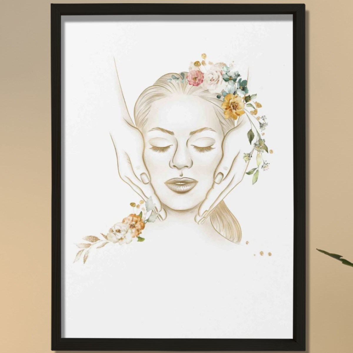 Yüz Bakımı, Estetisyen Duvar Sanatı, Plastik ve Estetik Cerrahı, Doktor Odası Duvar Tablosu