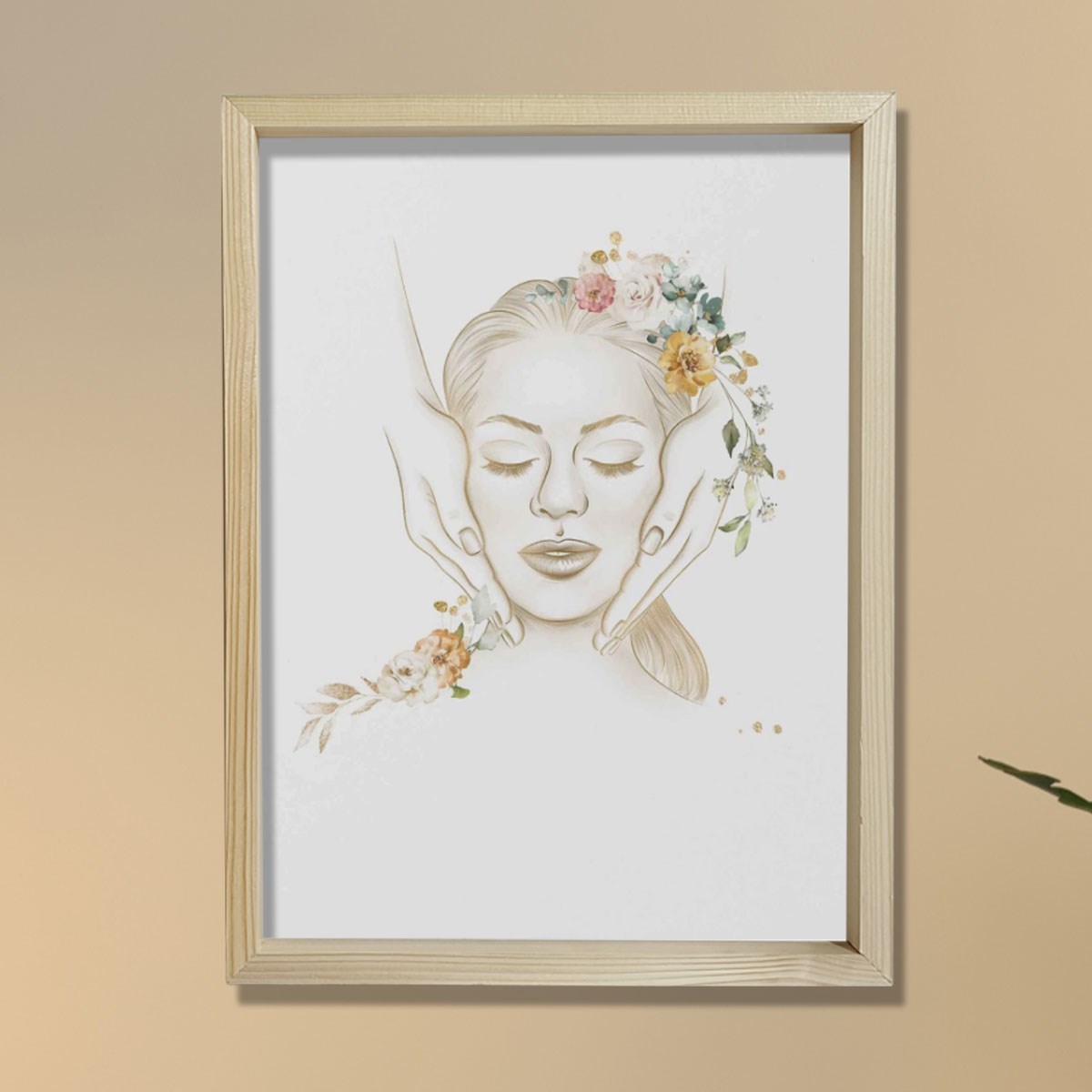 Yüz Bakımı, Estetisyen Duvar Sanatı, Plastik ve Estetik Cerrahı, Doktor Odası Duvar Tablosu