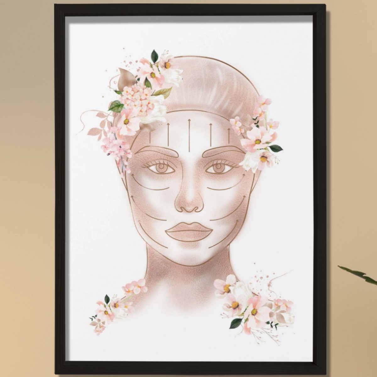 Yüz Germe, Rekonstrüktif Cerrahi, Plastik ve Estetik Cerrahı, Doktor Odası Duvar Tablosu