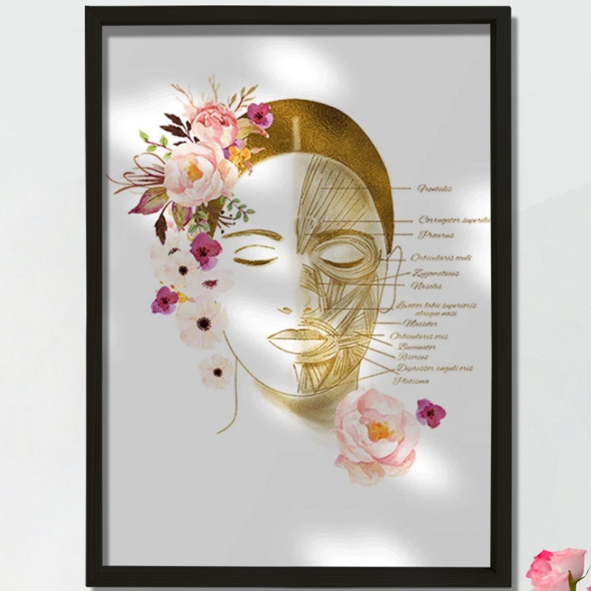 Yüz Kasları Sanatsal Baskı, Botoks Sanatı, Plastik Cerrahi Sanatı, Estetisyen Ofis Dekoru