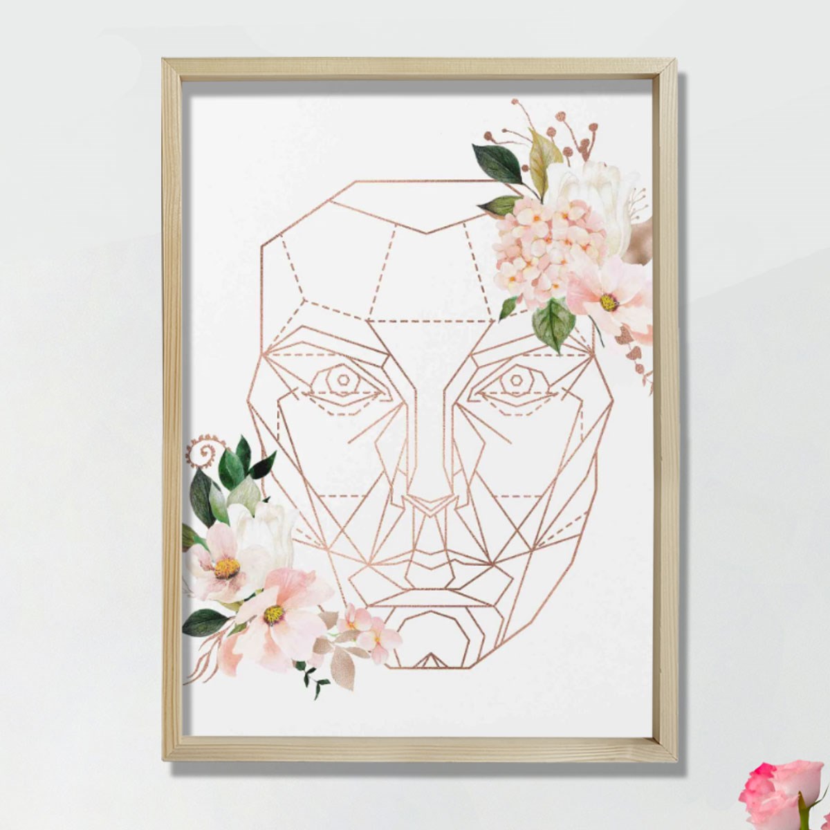 Yüz Mükemmelliği, Yüz Şekli, Güzellik Oranı, Plastik ve Estetik Cerrahı, Doktor Odası Duvar Tablosu