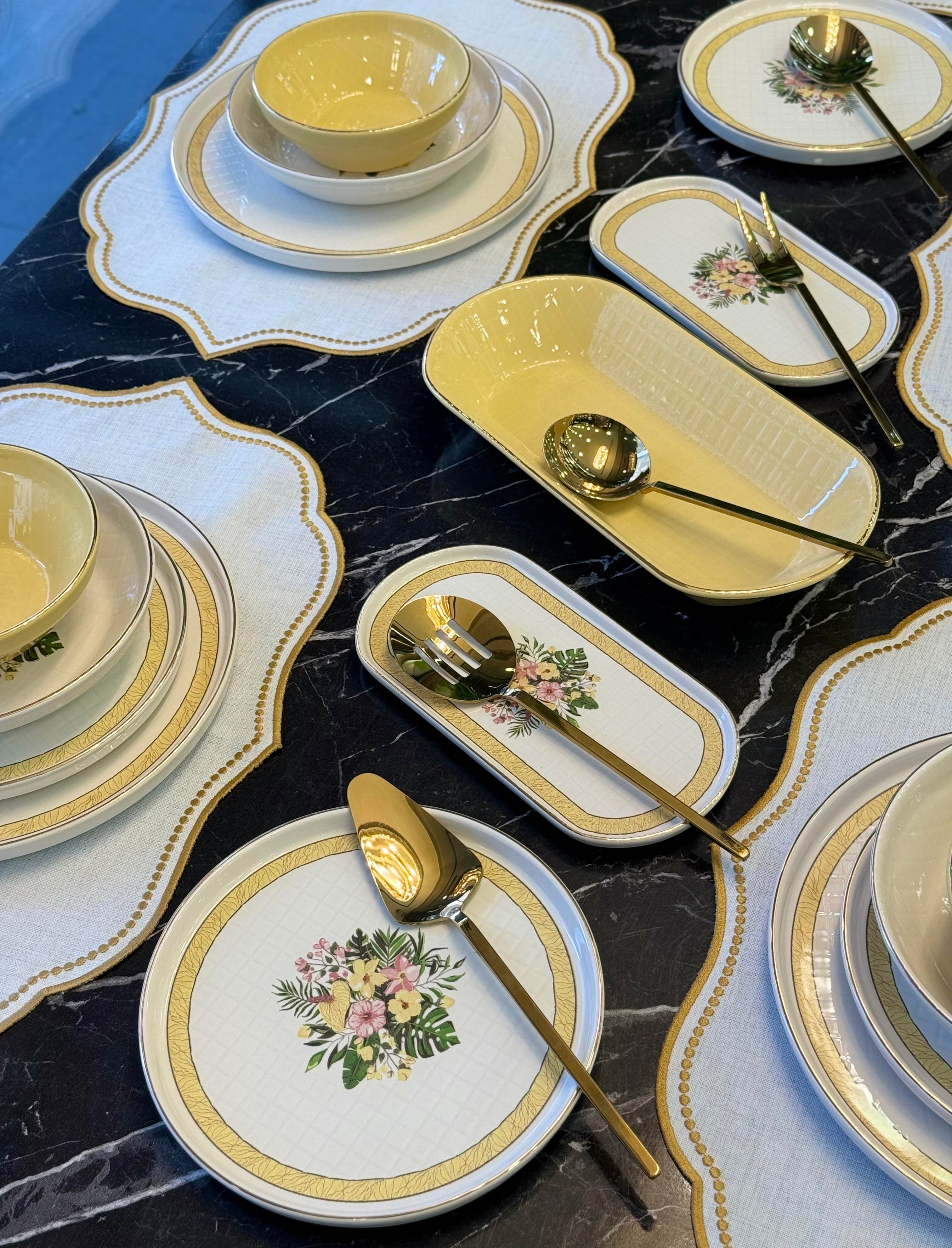 27 Parça Modern Hermina Yemek Takımı