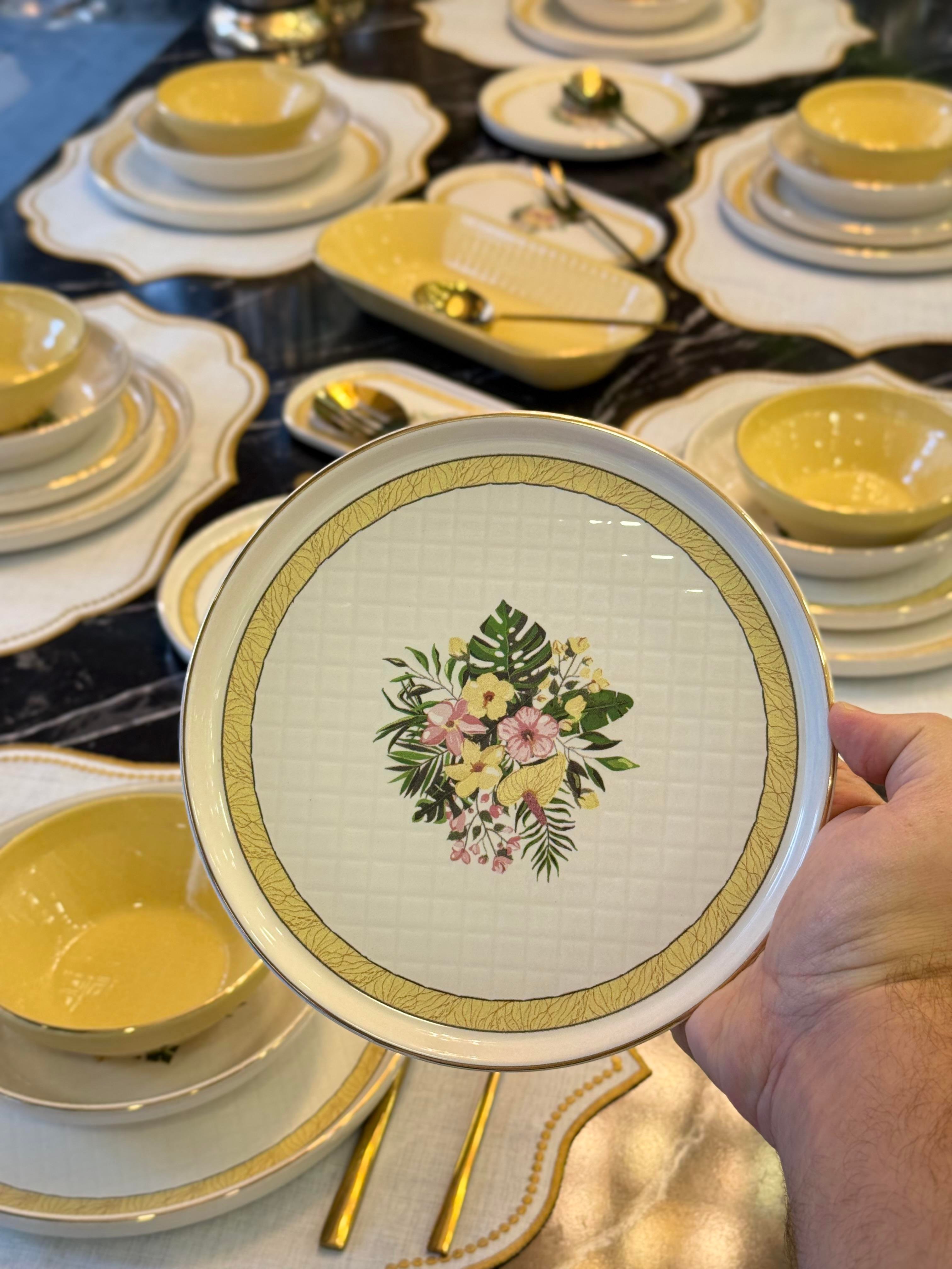 27 Parça Modern Hermina Yemek Takımı
