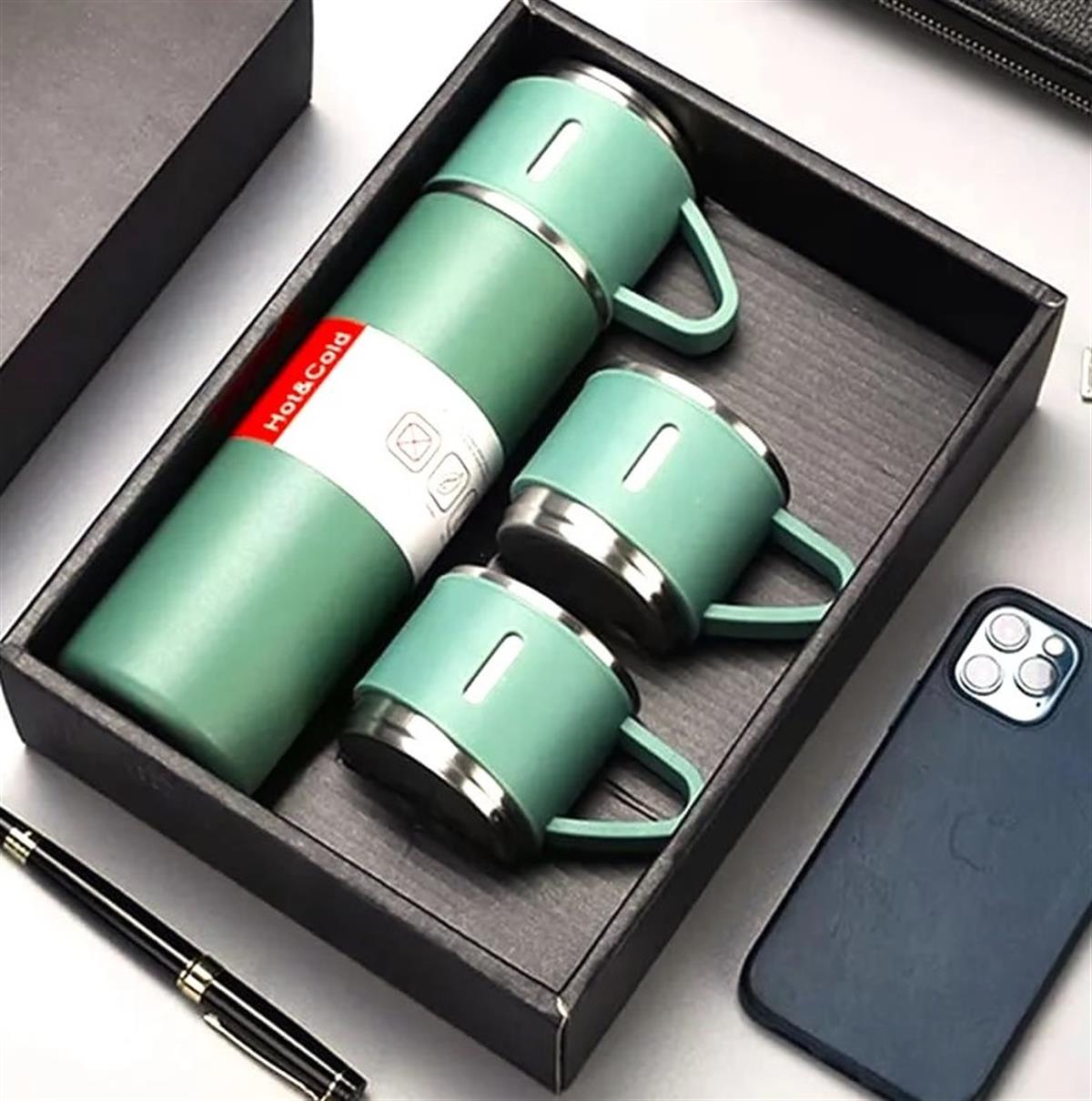 ÇELİK TERMOS SET 500 ML
