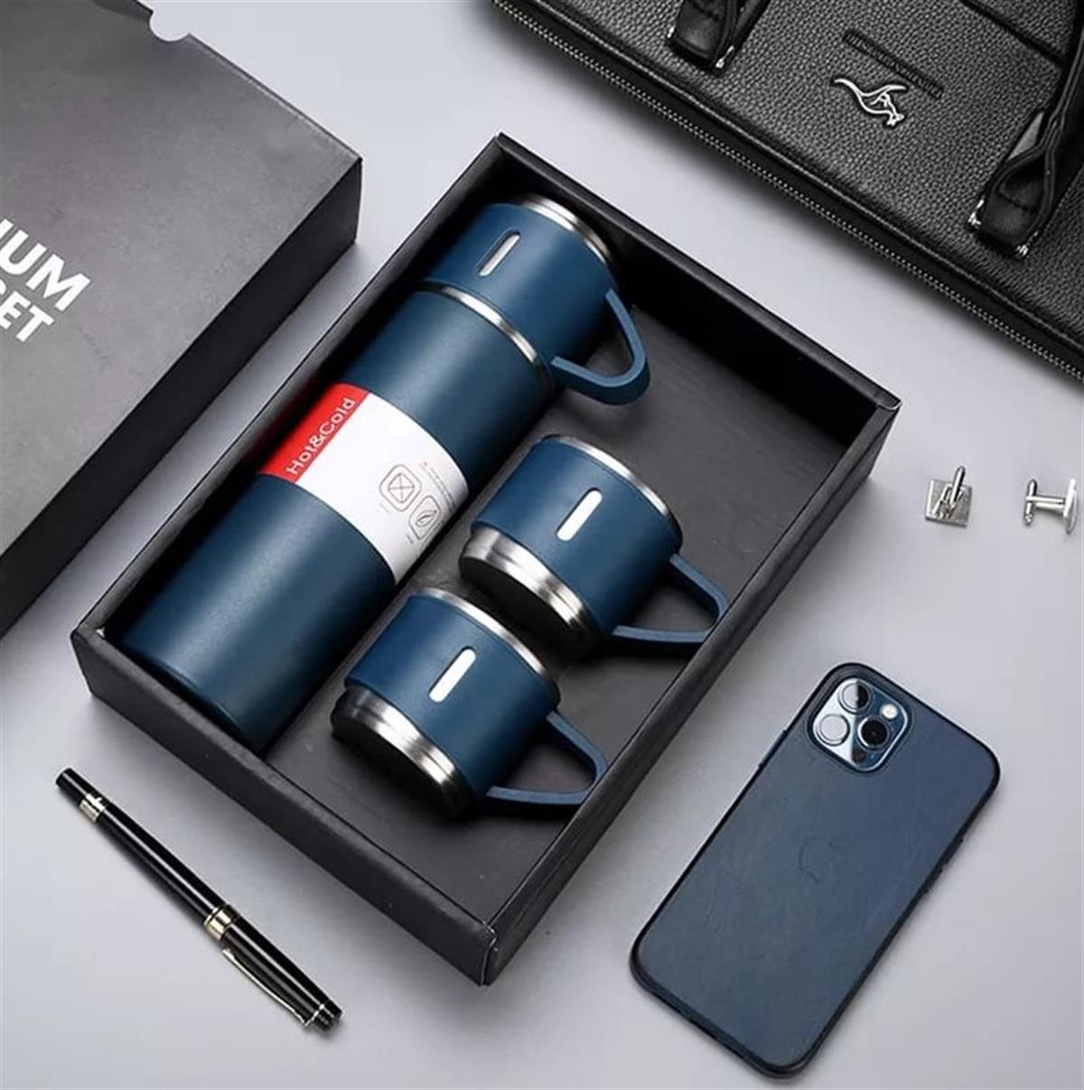ÇELİK TERMOS SET 500 ML