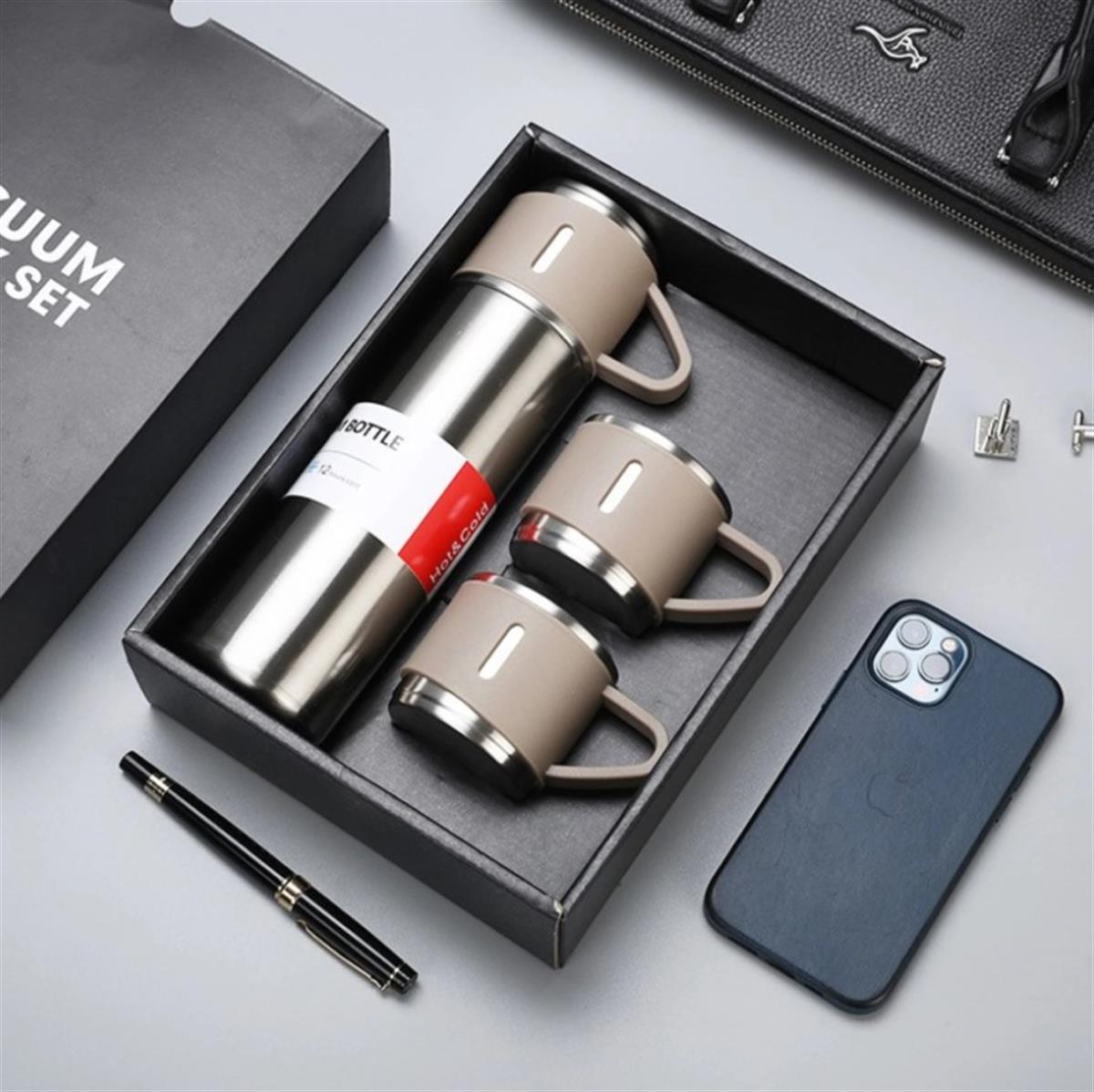 ÇELİK TERMOS SET 500 ML