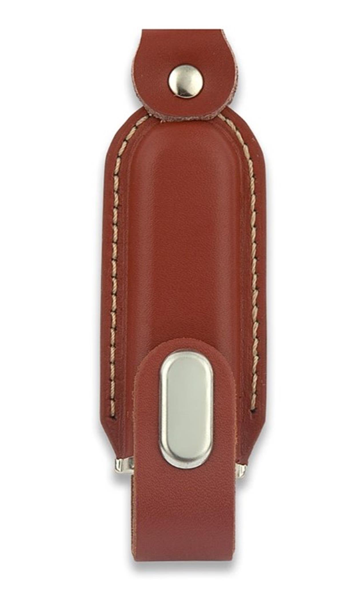 KAHVE DERİ FLAŞ BELLEK 16GB